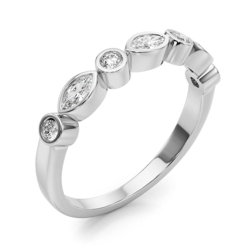 Alodie Contemporary Diamond Band