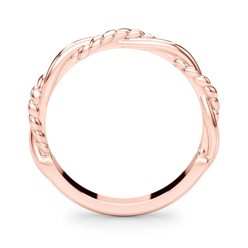 Tiffanie Twisted Gold Plain Band