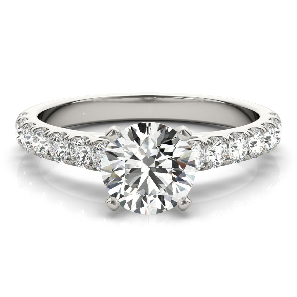 Charlotte One-carat Half-eternity Diamond Band