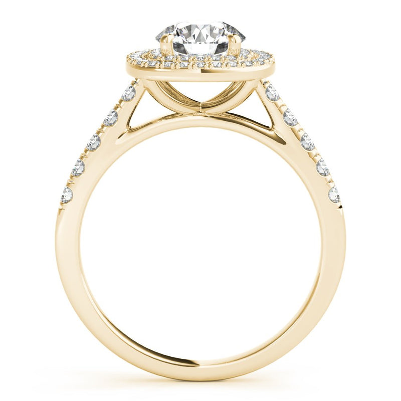 Talia Round Double Halo Engagement Ring