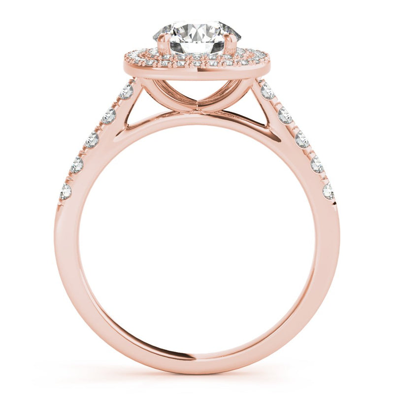 Talia Round Double Halo Engagement Ring