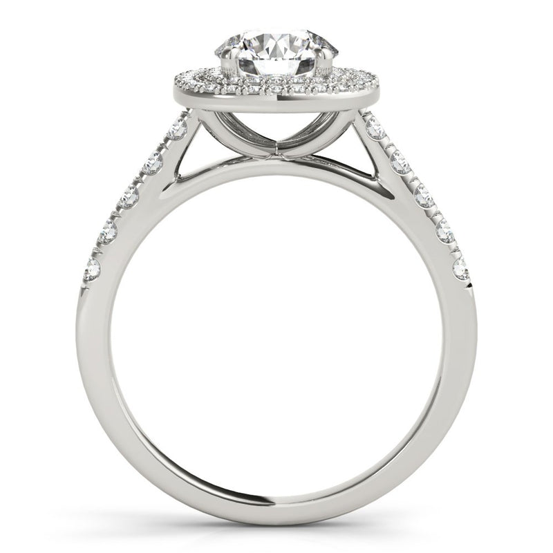 Talia Round Double Halo Engagement Ring
