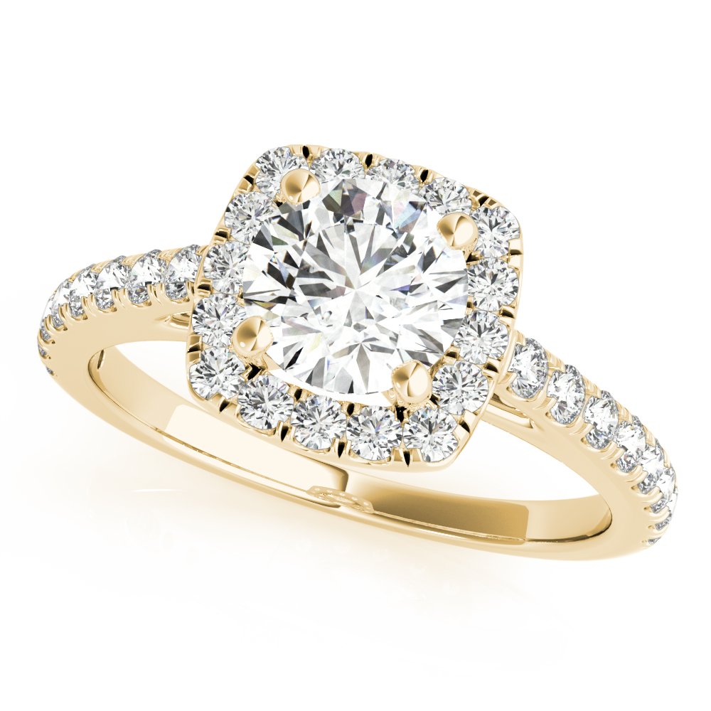 Sonia Round Halo Engagement Ring