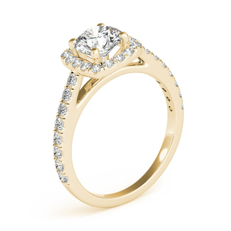 Sonia Round Halo Engagement Ring
