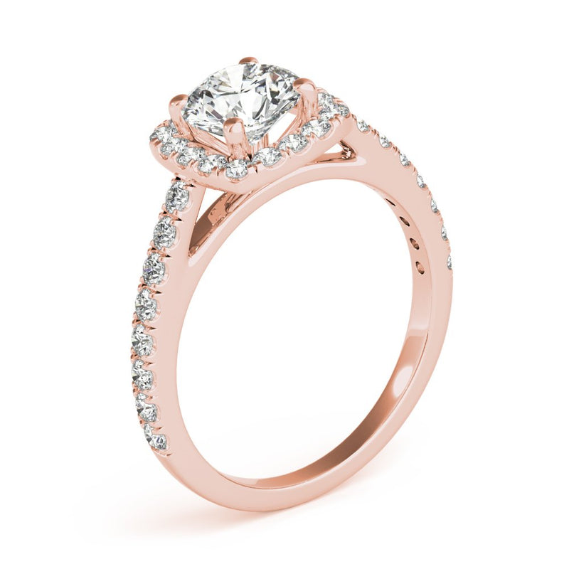 Sonia Round Halo Engagement Ring