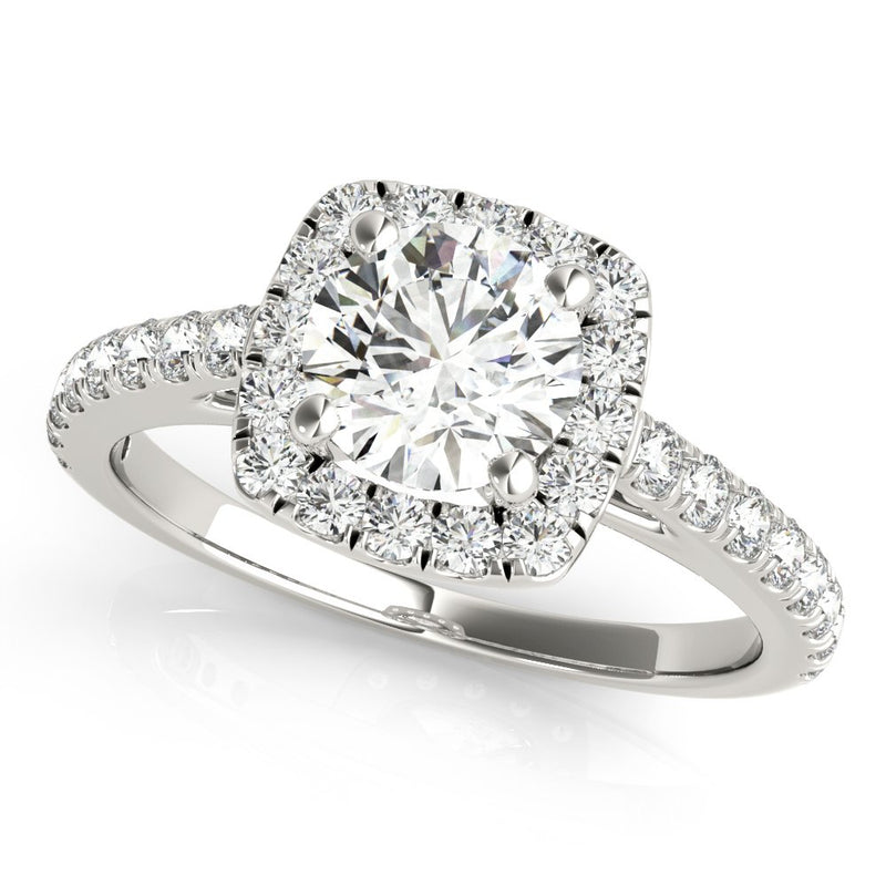 Sonia Round Halo Engagement Ring