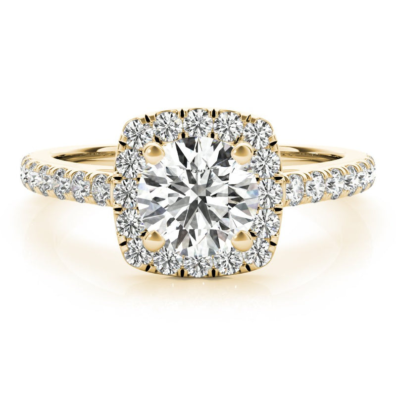 Sonia Round Halo Engagement Ring