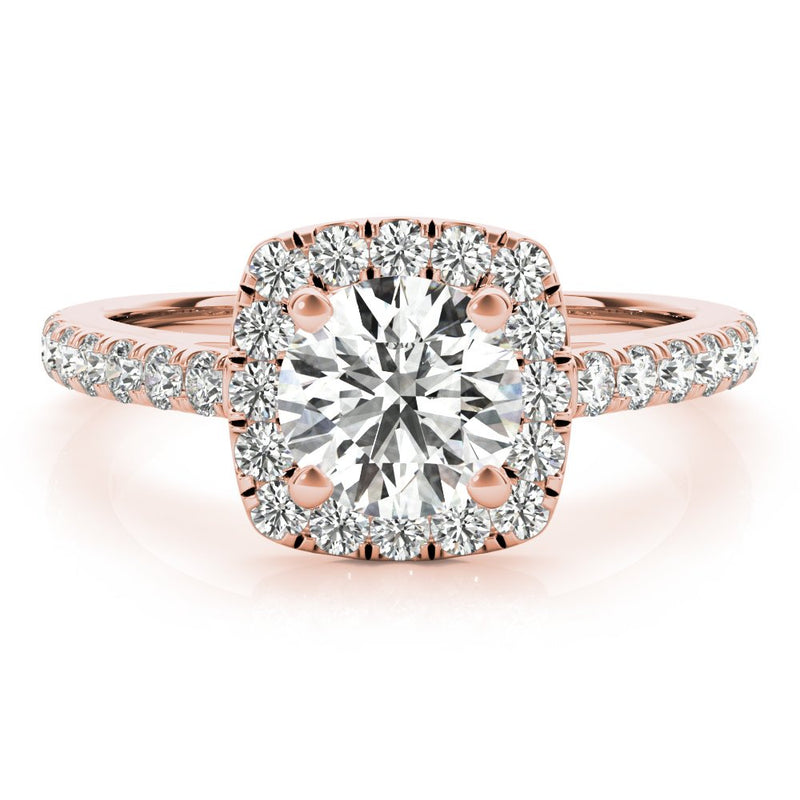 Sonia Round Halo Engagement Ring