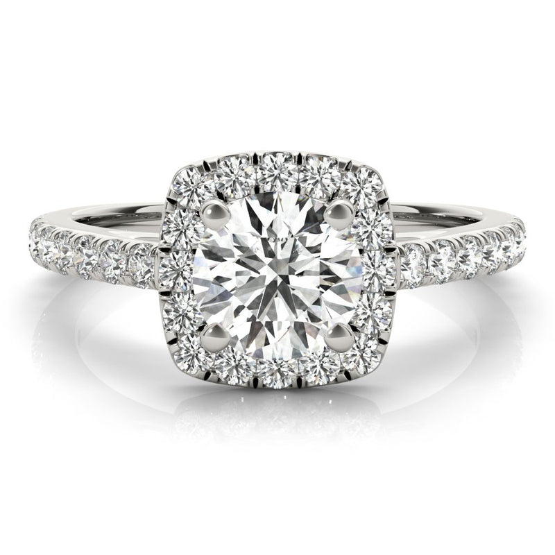 Sonia Round Halo Engagement Ring
