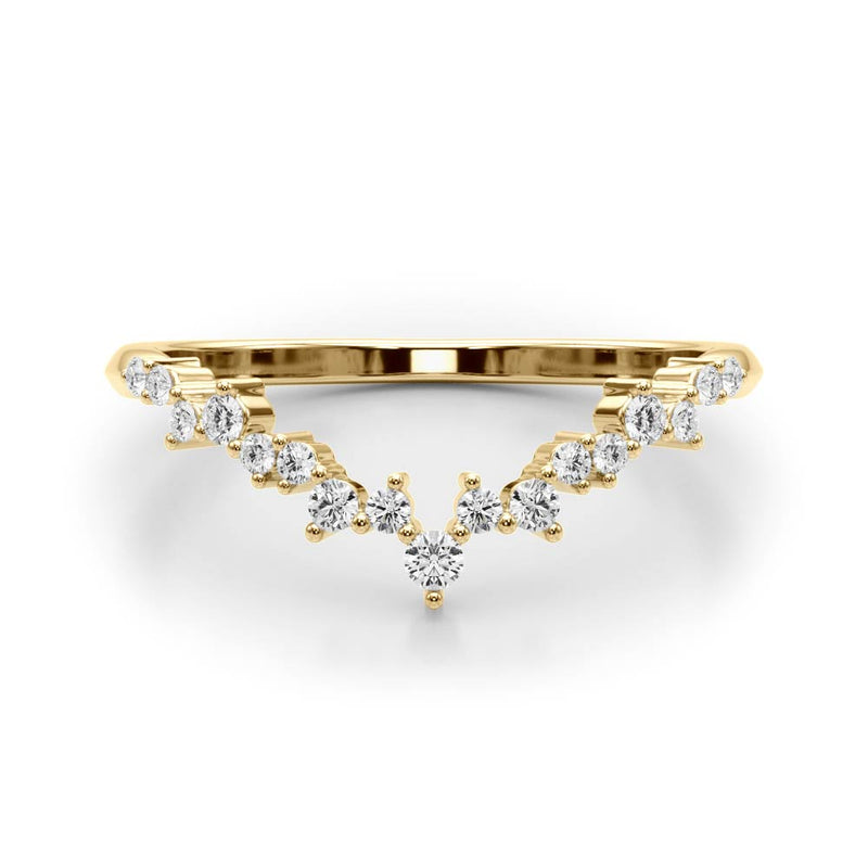 Calliste Fashion Curved Diamond Band