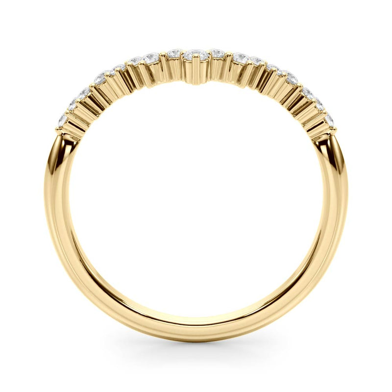 Calliste Fashion Curved Diamond Band