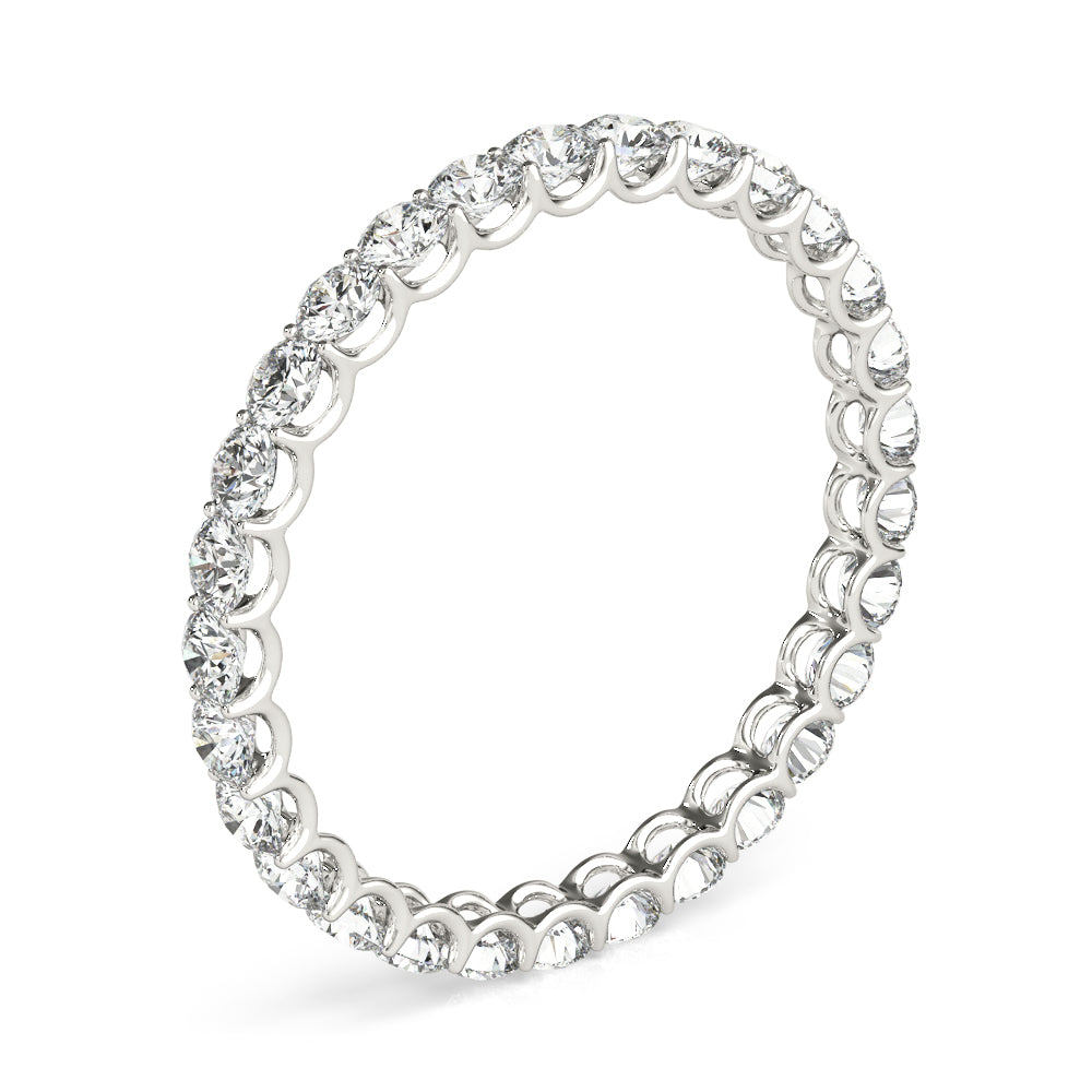 U-Prong Diamond Eternity Wedding Band – 0.87 ct