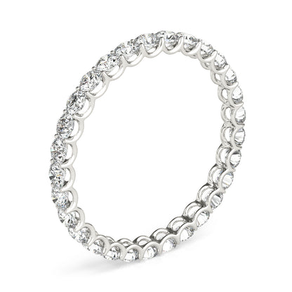 U-Prong Diamond Eternity Wedding Band – 0.87 ct