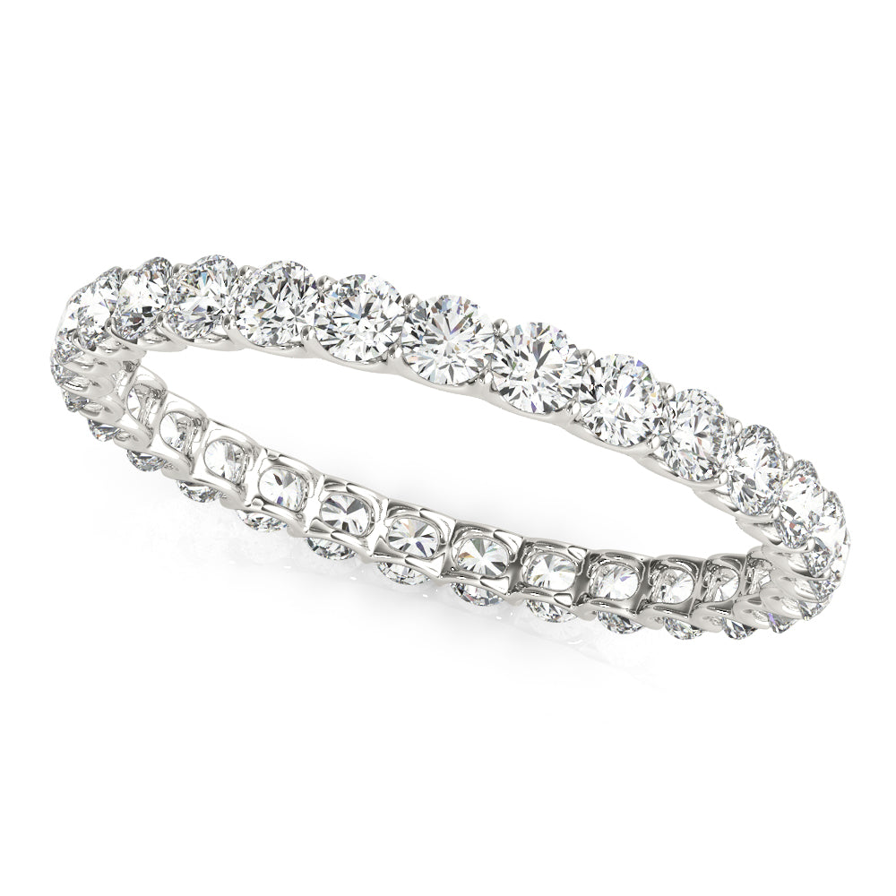U-Prong Diamond Eternity Wedding Band – 0.87 ct