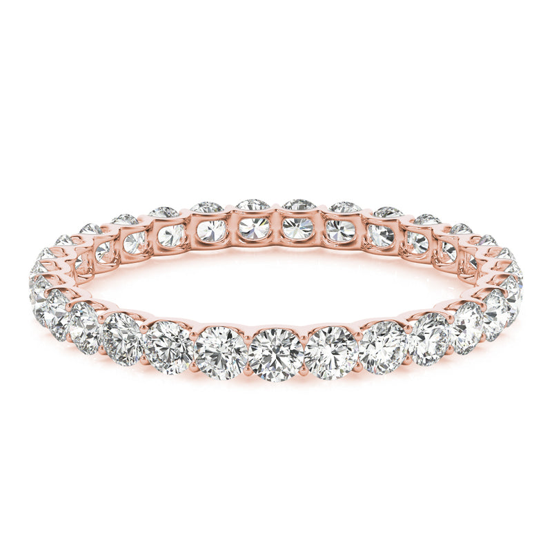 Felicie U Prong Eternity Wedding Band