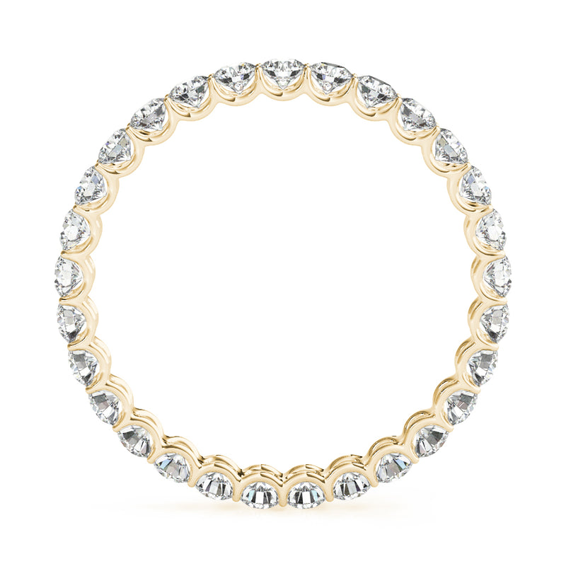 Felicie U Prong Eternity Wedding Band
