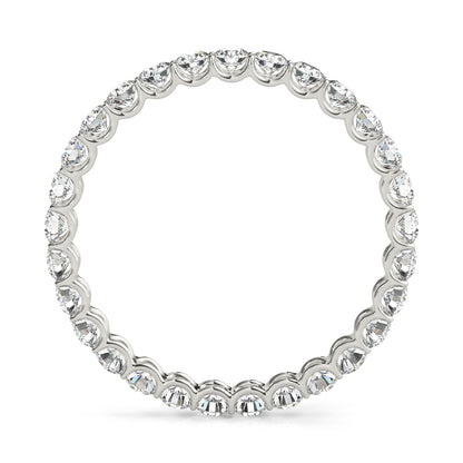 U-Prong Diamond Eternity Wedding Band – 0.87 ct