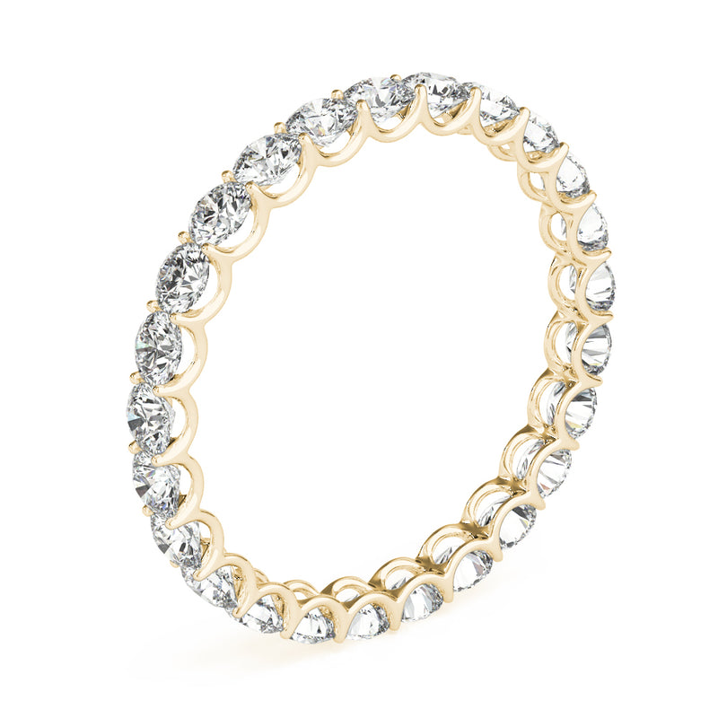 Felicie U Prong Eternity Wedding Band