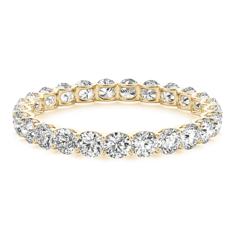 Felicie U Prong Eternity Wedding Band