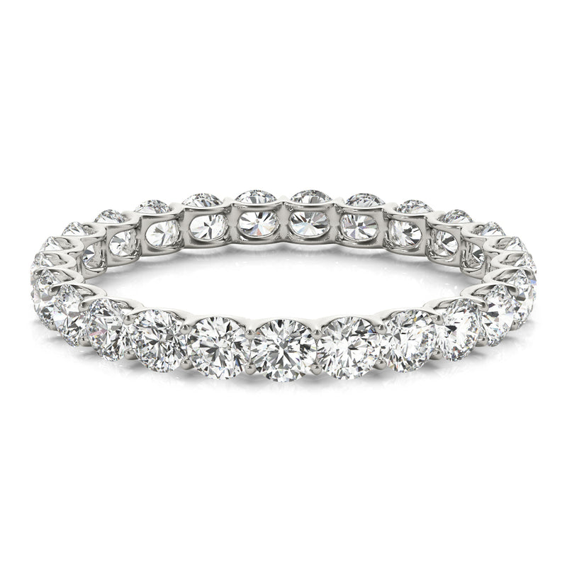 Felicie U Prong Eternity Wedding Band