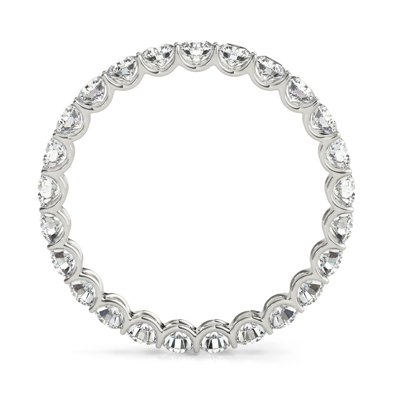 Felicie U Prong Eternity Wedding Band