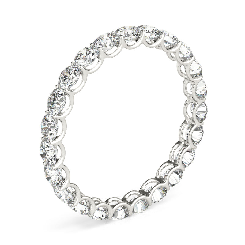 Felicie U Prong Eternity Wedding Band