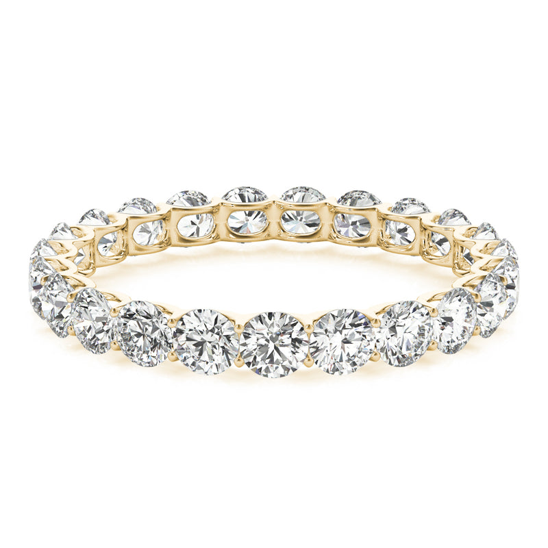 Felicie U Prong Eternity Wedding Band