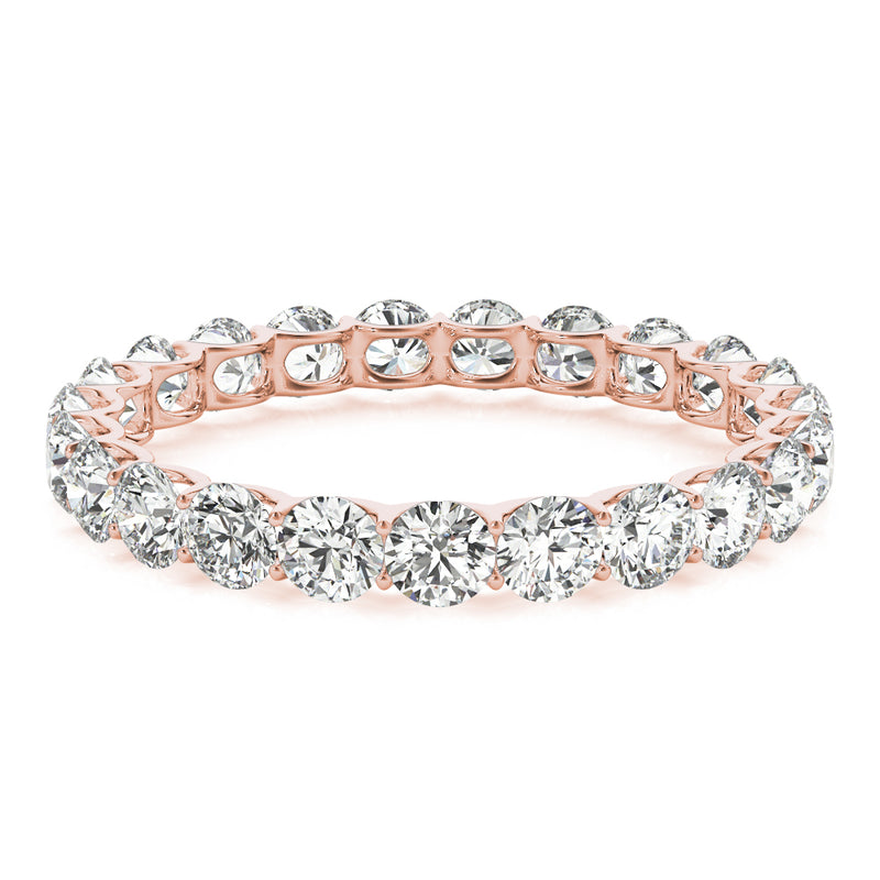 Felicie U Prong Eternity Wedding Band