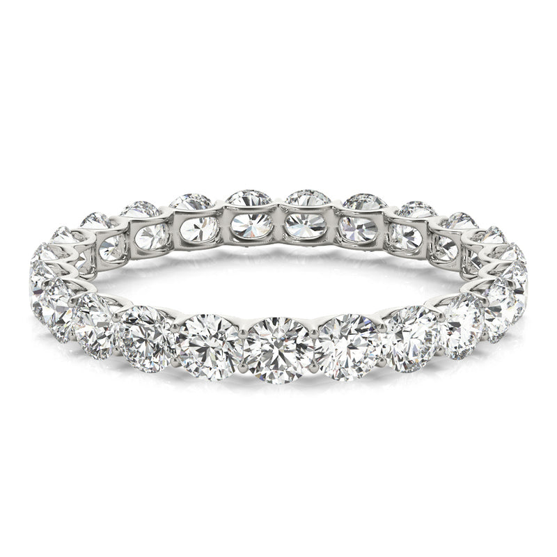 Felicie U Prong Eternity Wedding Band