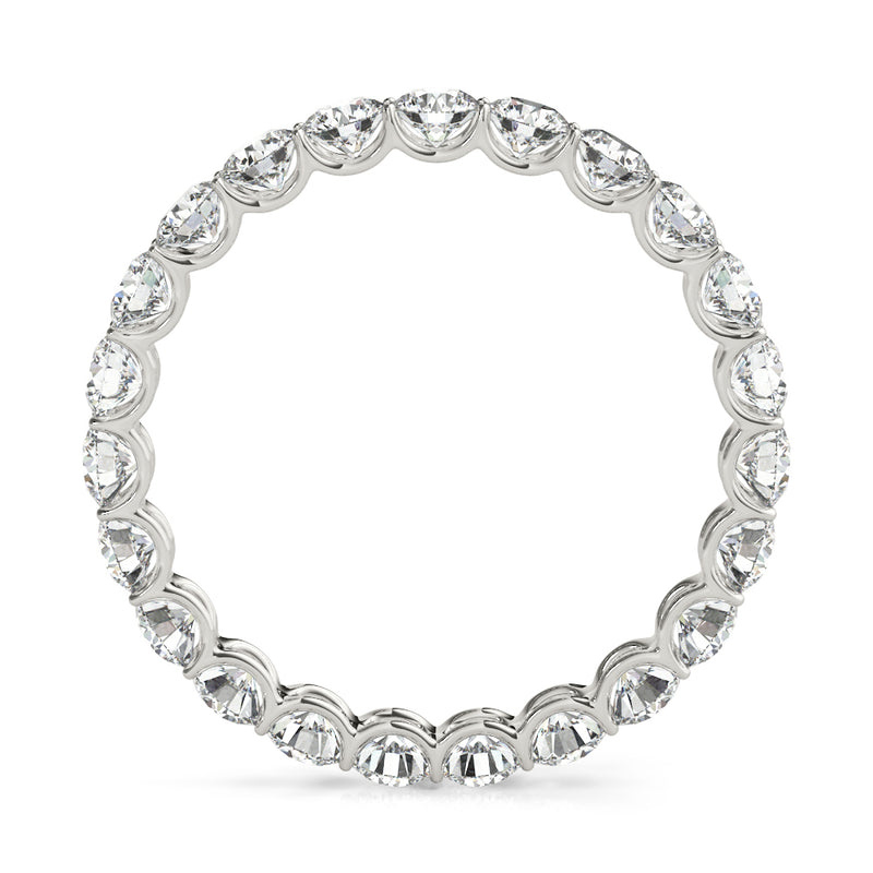 Felicie U Prong Eternity Wedding Band
