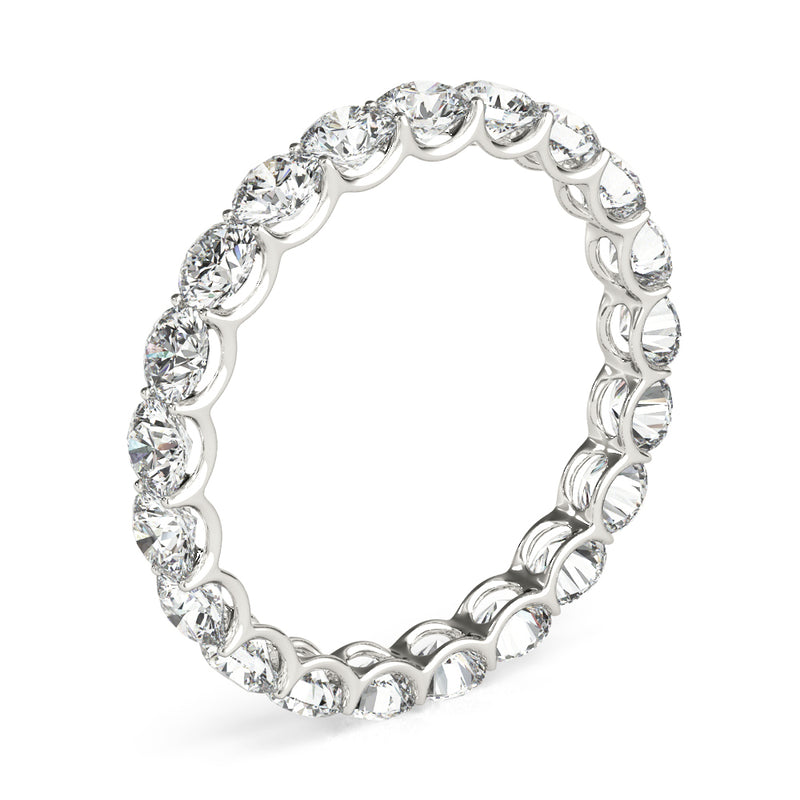 Felicie U Prong Eternity Wedding Band