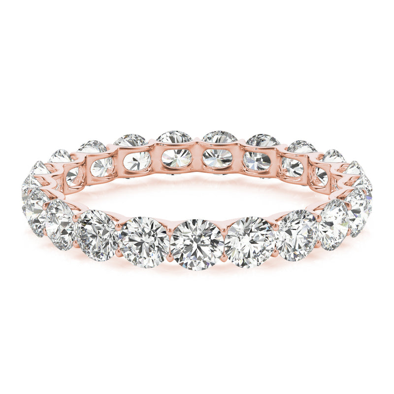 Felicie U Prong Eternity Wedding Band