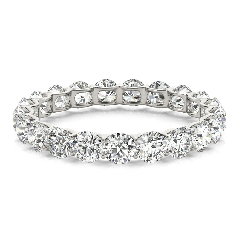 Felicie U Prong Eternity Wedding Band