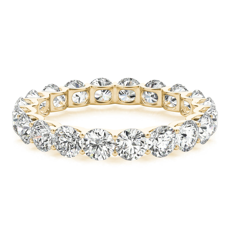 Felicie U Prong Eternity Wedding Band