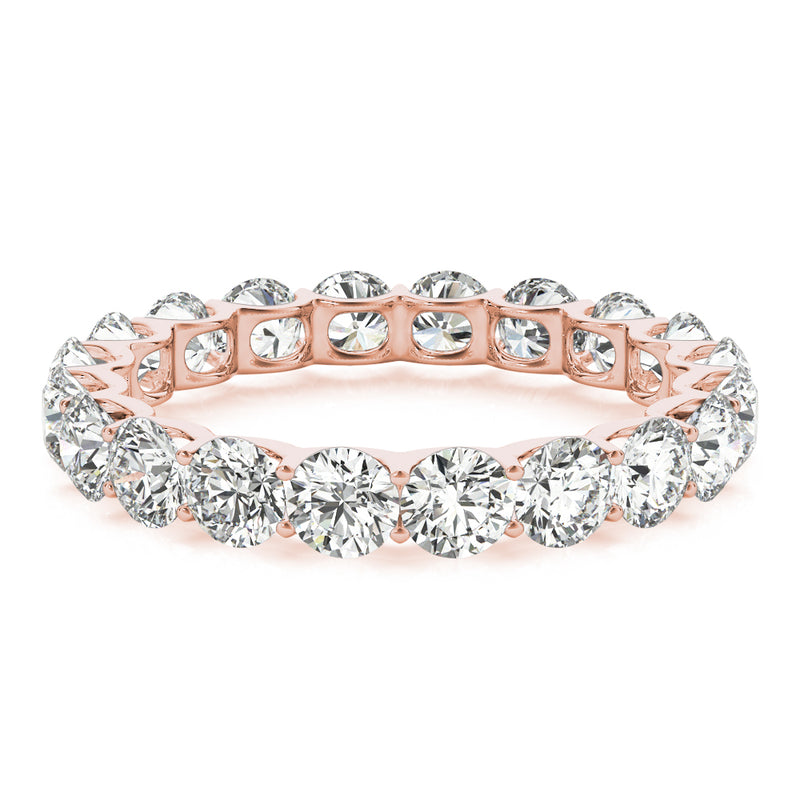 Felicie U Prong Eternity Wedding Band