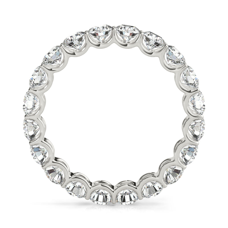 Felicie U Prong Eternity Wedding Band