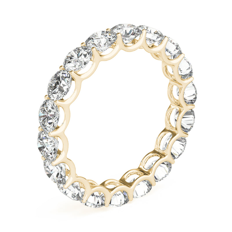 Felicie U Prong Eternity Wedding Band