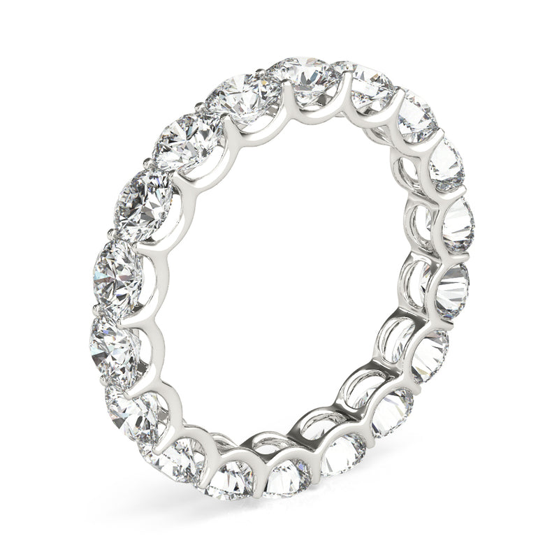 Felicie U Prong Eternity Wedding Band