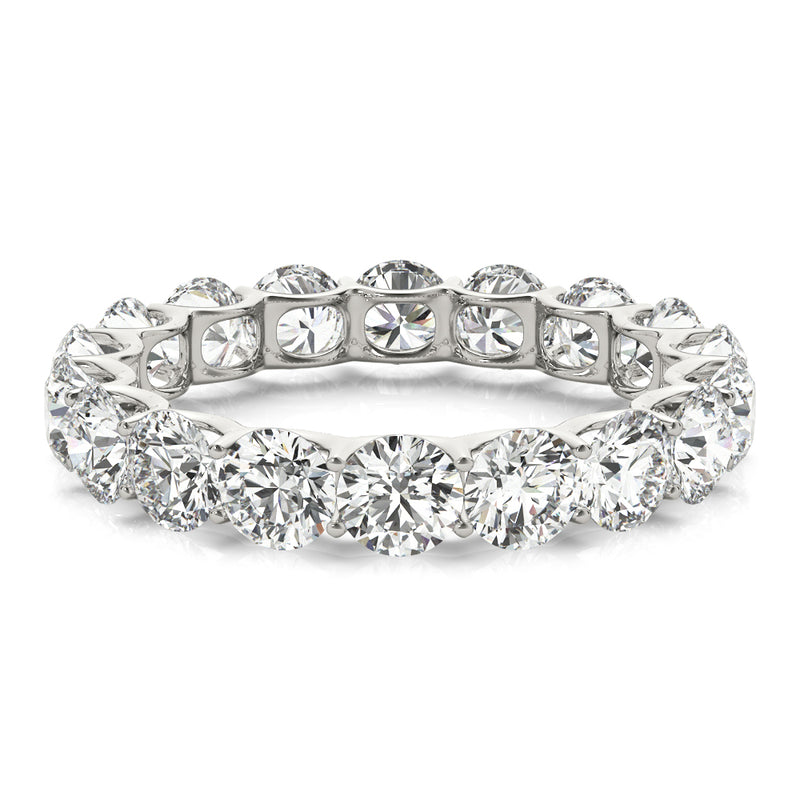 Felicie U Prong Eternity Wedding Band