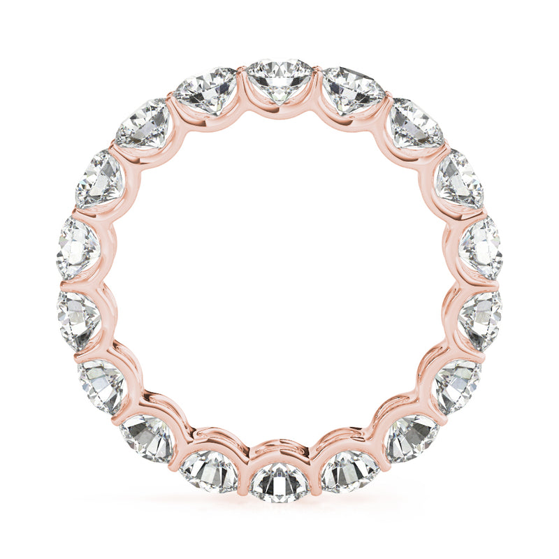Felicie U Prong Eternity Wedding Band
