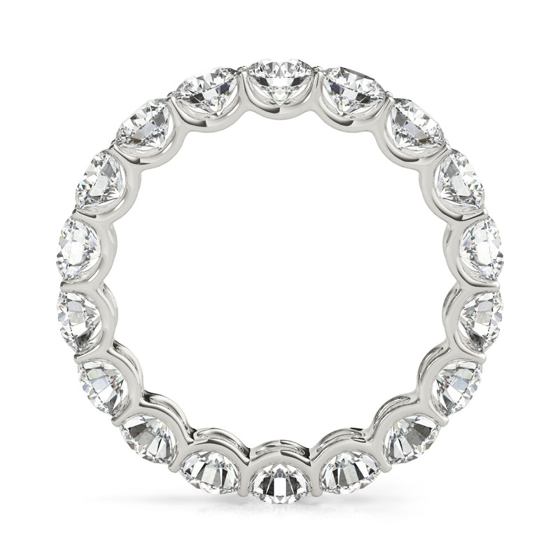 Felicie U Prong Eternity Wedding Band