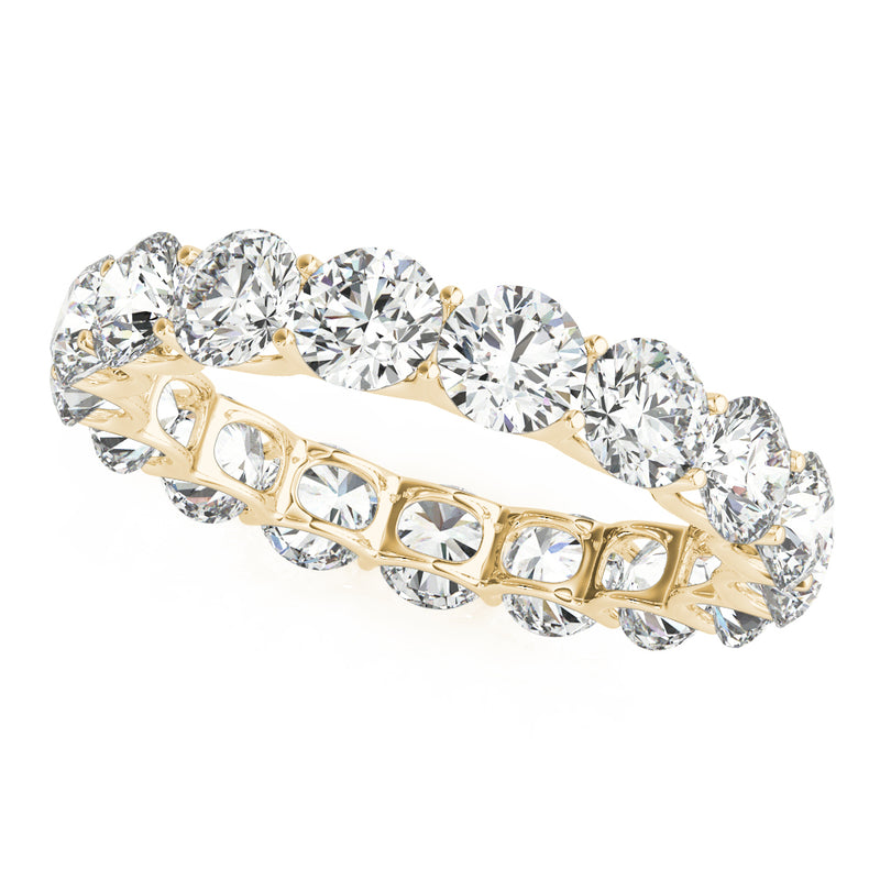 Felicie U Prong Eternity Wedding Band