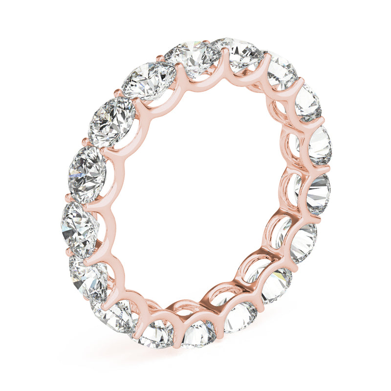 Felicie U Prong Eternity Wedding Band