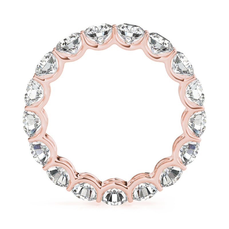 Felicie U Prong Eternity Wedding Band