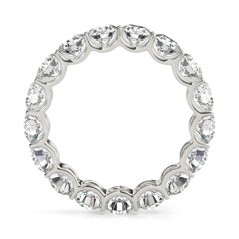 Felicie U Prong Eternity Wedding Band
