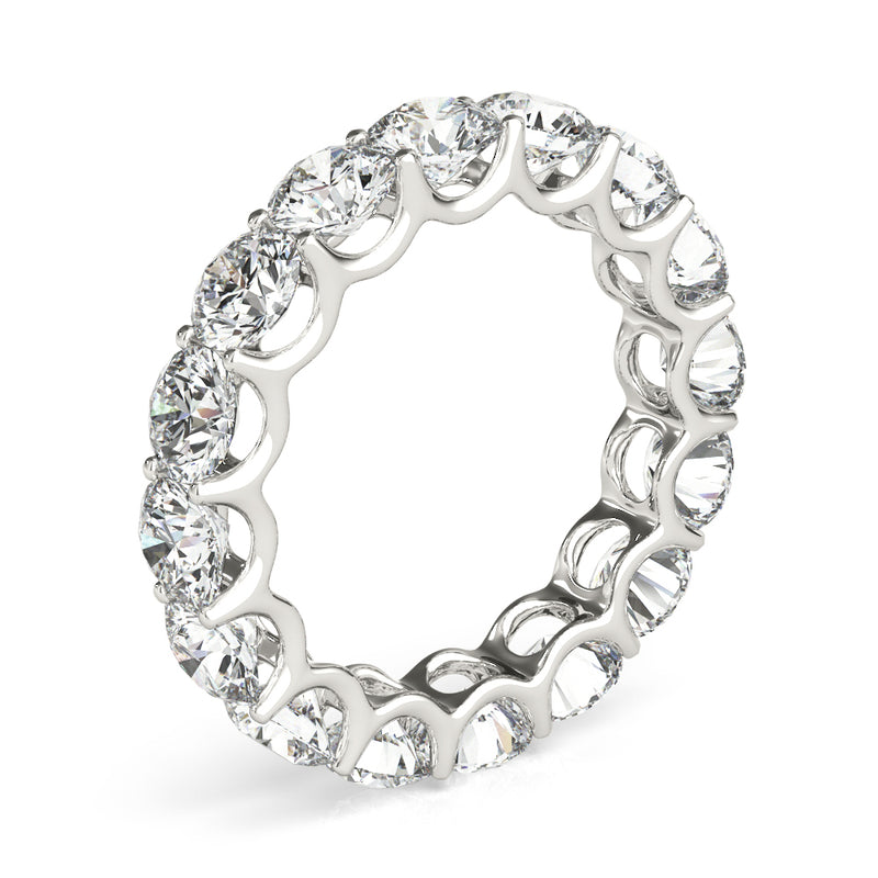Felicie U Prong Eternity Wedding Band