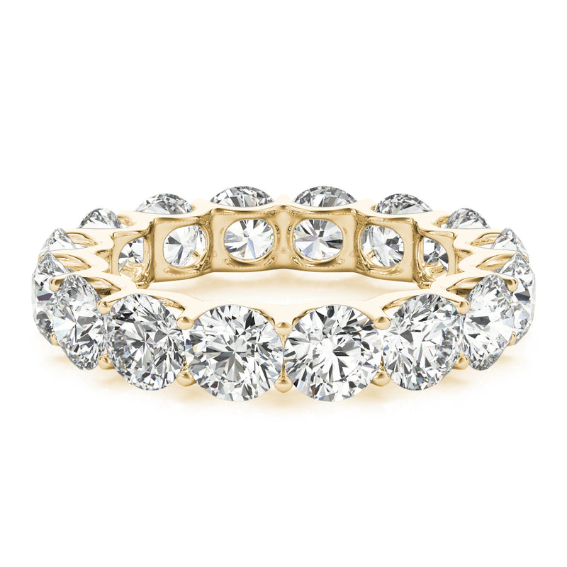Felicie U Prong Eternity Wedding Band