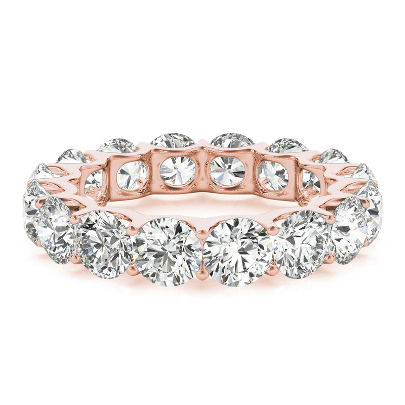 Felicie U Prong Eternity Wedding Band