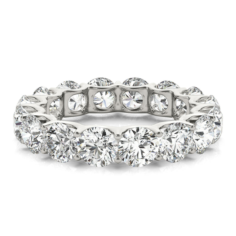 Felicie U Prong Eternity Wedding Band