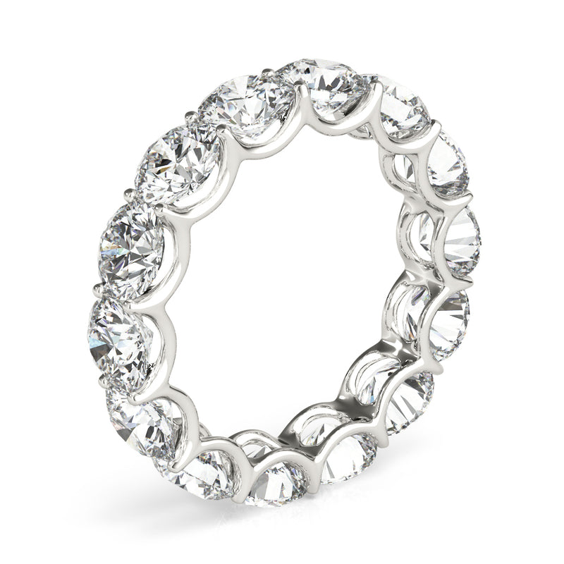 Felicie U Prong Eternity Wedding Band